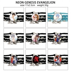 12 Styles EVA/Neon Genesis Evangelion Cartoon Anime Bracelet Wristband