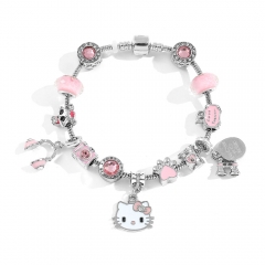 3 Sizes Sanrio Hello Kitty Cartoon Anime Alloy Bracelet
