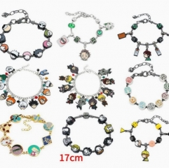 15 Styles Demon Slayer: Kimetsu no Yaiba Jujutsu Kaisen Cartoon Anime Alloy Bracelet