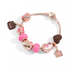 3 Sizes Sanrio Hello Kitty Cartoon Anime Alloy Bracelet