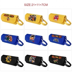10 Styles Dragon Ball Z Cartoon Canvas Pencil Box Anime Pencil Bag