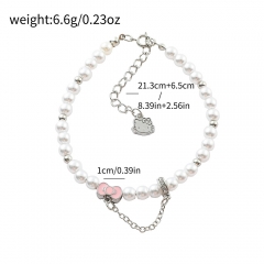 Sanrio Hello Kitty Cartoon Anime Alloy Bracelet