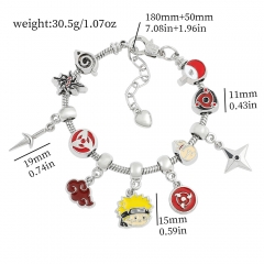 Naruto Cartoon Anime Alloy Bracelet
