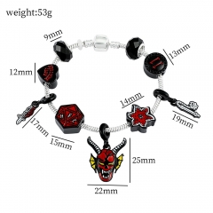 3 Sizes Stranger Things Cartoon Anime Alloy Bracelet