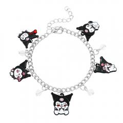Sanrio Kuromi Cartoon Anime Alloy Bracelet