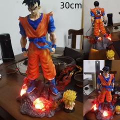 带电）七龙珠 GK 未来 孙悟饭 可发光 盒装手办 高约30cm