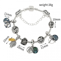 3 Sizes Star Wars Cartoon Anime Alloy Bracelet