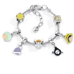 One Piece Cartoon Anime Alloy Bracelet