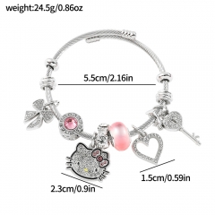 Hello Kitty Cartoon Anime Alloy Bracelet