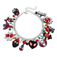 Spider Man Cartoon Anime Alloy Bracelet