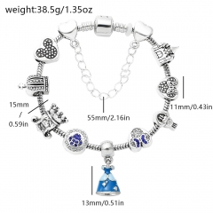 3 Sizes Mickey Minnie Mouse Cartoon Anime Alloy Bracelet