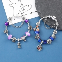 2 Styles Lilo & Stitch Cartoon Anime Alloy Bracelet