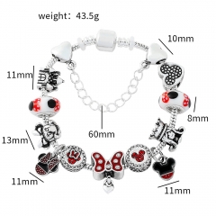 3 Sizes Mickey Mouse Cartoon Anime Alloy Bracelet
