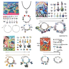 8 Styles Lilo & Stitch Cartoon Surprise Blind Box Anime DIY Bracelet Set Box