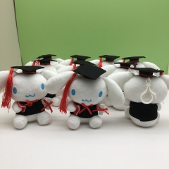 10pcs/set 12CM Sanrio Cinnamoroll Anime Plush Toy Pendant