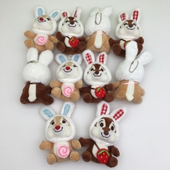 10pcs/set 14cm Chip 'n' Dale Anime Plush Toy Pendant