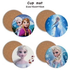 13 Styles Frozen Cartoon Ceramics Cup Mat Anime Coaster