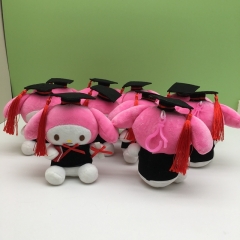 10pcs/set 12CM Sanrio My Melody Anime Plush Toy Dolls Pendant