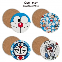 13 Styles Doraemon Cartoon Ceramics Cup Mat Anime Coaster