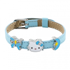 2 Styles Sanrio Hello Kitty Cartoon Anime Alloy Bracelet