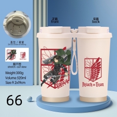 进击的巨人  新款白色 黑色咖啡杯
