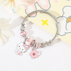 Sanrio Hello Kitty Cartoon Anime Alloy Bracelet