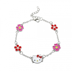 Sanrio Hello Kitty Cartoon Anime Alloy Bracelet