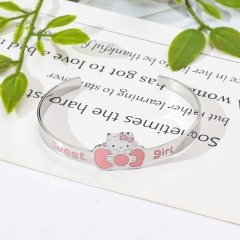 Sanrio Hello Kitty Cartoon Anime Alloy Bracelet
