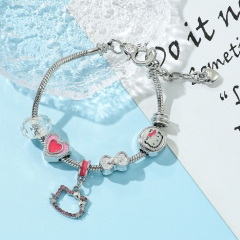 Sanrio Hello Kitty Cartoon Anime Alloy Bracelet