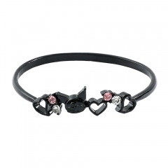 2 Styles Sanrio Kuromi Cartoon Anime Alloy Bracelet