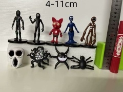 9pcs/set 4-11CM Extraterrestrial Being Cartoon PVC Anime Figure