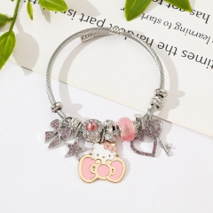 Sanrio Hello Kitty Cartoon Anime Alloy Bracelet