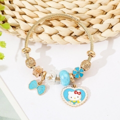 Sanrio Hello Kitty Cartoon Anime Alloy Bracelet
