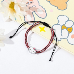 Sanrio Hello Kitty Cartoon Anime Alloy Bracelet