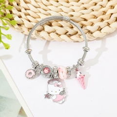 Sanrio Hello Kitty Cartoon Anime Alloy Bracelet
