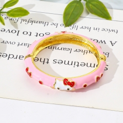 Sanrio Hello Kitty Cartoon Anime Alloy Bracelet
