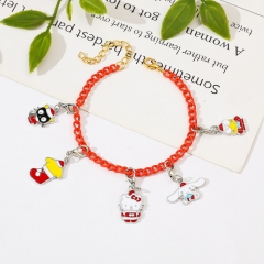 Sanrio Hello Kitty Cartoon Anime Alloy Bracelet