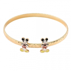 Mickey Minnie Mouse Cartoon Anime Alloy Bracelet