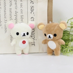 2 Styles 11*9*6CM Rilakkuma Cartoon Anime Plush Toy Pendant