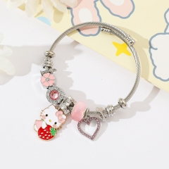Sanrio Hello Kitty Cartoon Anime Alloy Bracelet