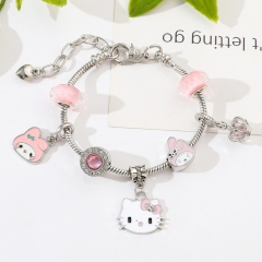 Sanrio Hello Kitty Cartoon Anime Alloy Bracelet