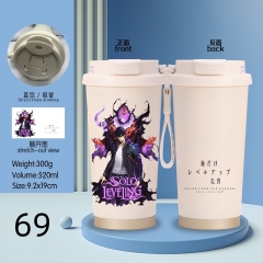 我独自升级  新款白色 黑色咖啡杯
