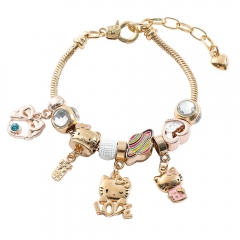 Sanrio Hello Kitty Cartoon Anime Alloy Bracelet