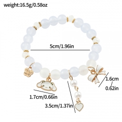 Sanrio Cinnamoroll Cartoon Anime Alloy Bracelet
