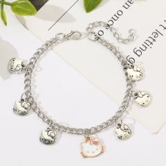 Sanrio Hello Kitty Cartoon Anime Alloy Bracelet