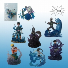 6PCS/SET Naruto 2 Generation PVC Anime Figure Model Statue