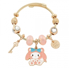 Sanrio My Melody Cartoon Anime Alloy Bracelet