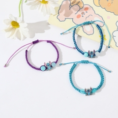 3 Styles Lilo & Stitch Cartoon Anime Alloy Bracelet
