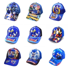 17 Styles Sonic the Hedgehog Cartoon Cap Anime Baseball Hat