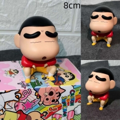 8cm Crayon Shin-chan Cartoon Anime PVC Figure Toy Doll